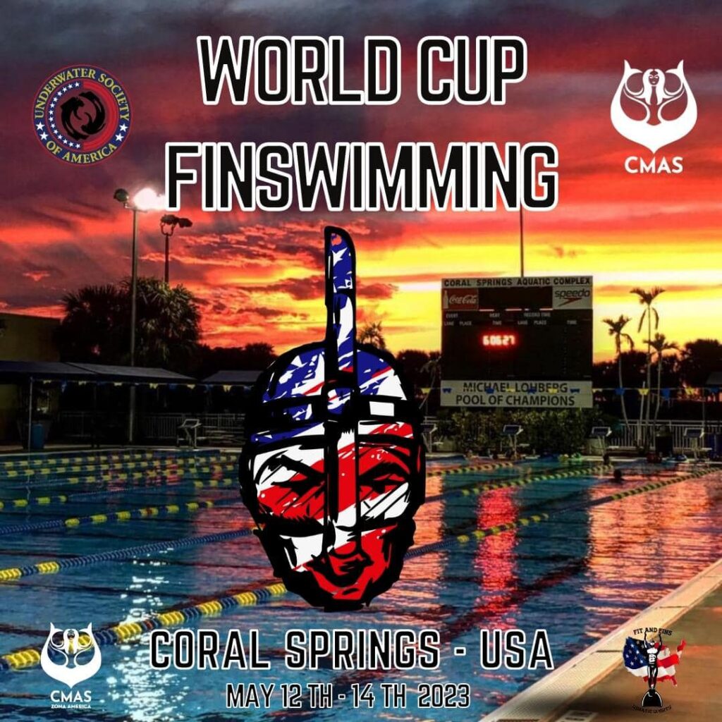 XVII Copa Mundo CMAS Natación con Aletas 2023 Ronda 5 Coral Springs